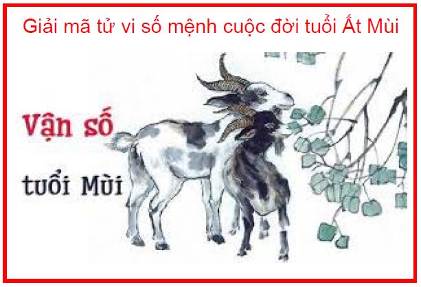 Giải mã tử vi số mệnh cuộc đời tuổi Ất Mùi