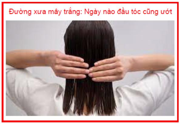 Đường xưa mây trắng Ngày nào đầu tóc cũng ướt