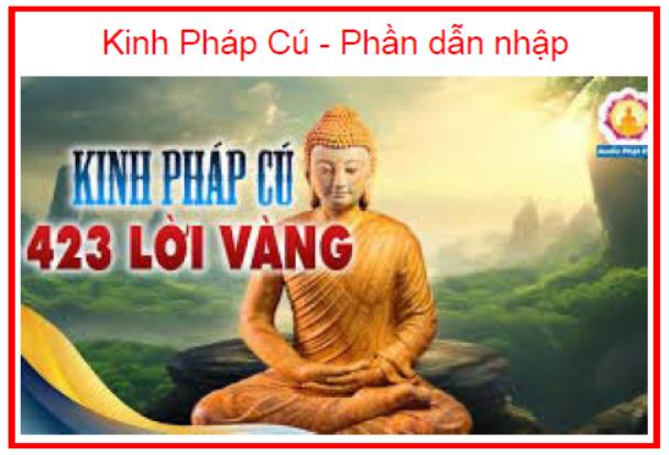 Kinh Pháp Cú Phần dẫn nhập