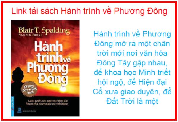 Link tải sách Hành trình về Phương Đông